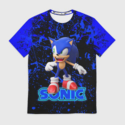 Футболка мужская Sonic, цвет: 3D-принт