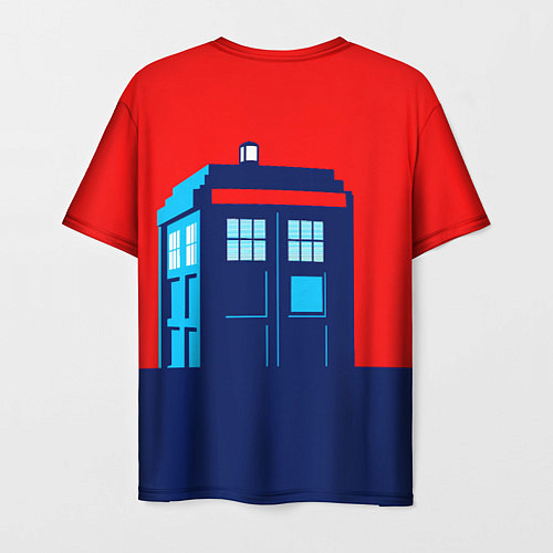 Мужская футболка IN TARDIS WE TRUST / 3D-принт – фото 2