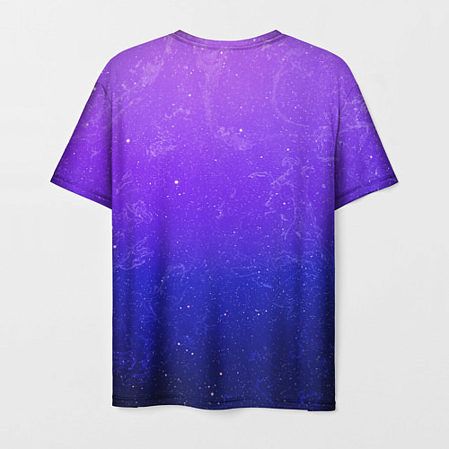 Мужская футболка Звёздное небо / 3D-принт – фото 2