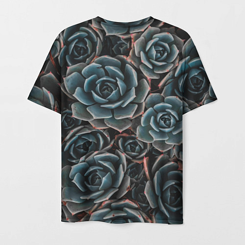 Мужская футболка Цветы Розы / 3D-принт – фото 2
