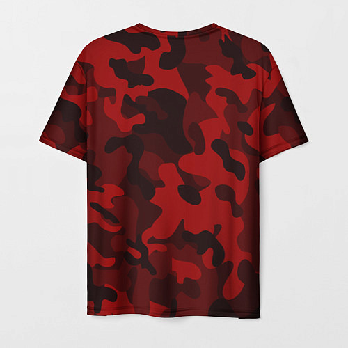 Мужская футболка RED MILITARY / 3D-принт – фото 2