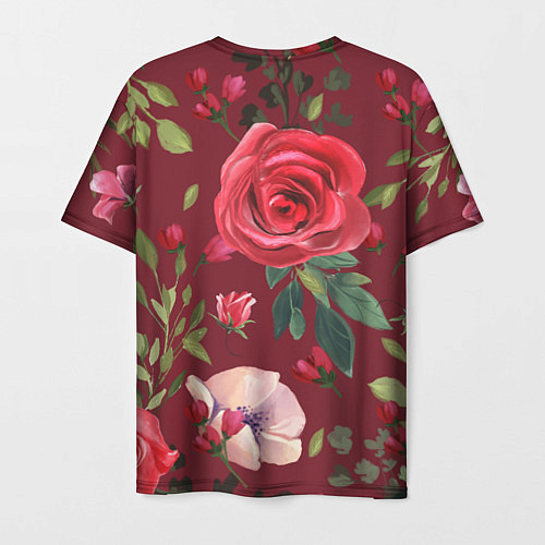 Мужская футболка Rose / 3D-принт – фото 2