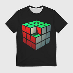 Мужская футболка Кубик Рубика