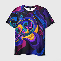 Футболка мужская ABSTRACT COLOR, цвет: 3D-принт