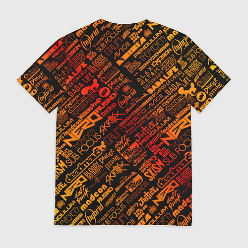 Мужская футболка Музыкальные бренды / 3D-принт – фото 2