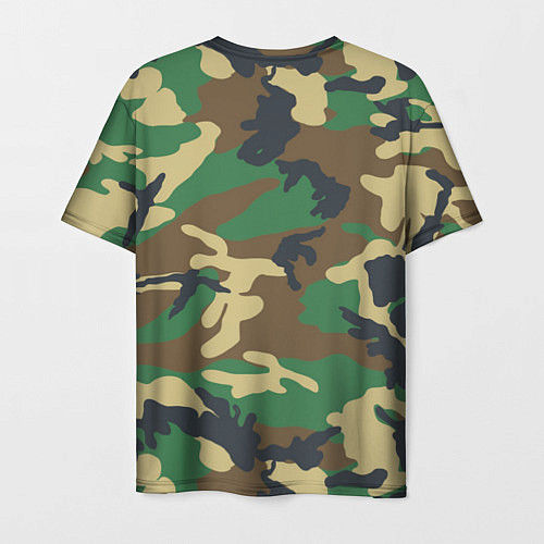 Мужская футболка Пограничные Войска камуфляж / 3D-принт – фото 2