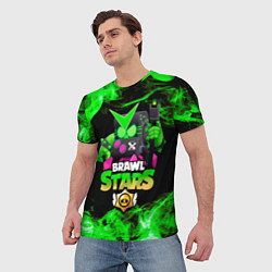 Футболка мужская Brawl Stars Virus 8-Bit, цвет: 3D-принт — фото 2