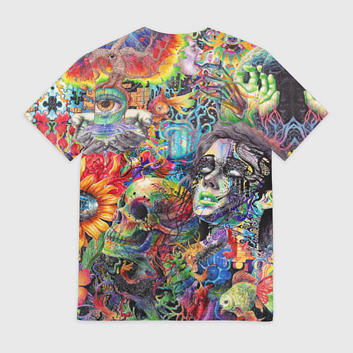 Мужская футболка Психоделическое искусство / 3D-принт – фото 2