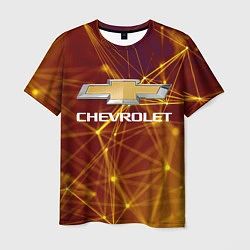 Футболка мужская Chevrolet, цвет: 3D-принт