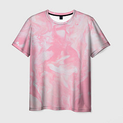 Футболка мужская Розовая Богемия, цвет: 3D-принт