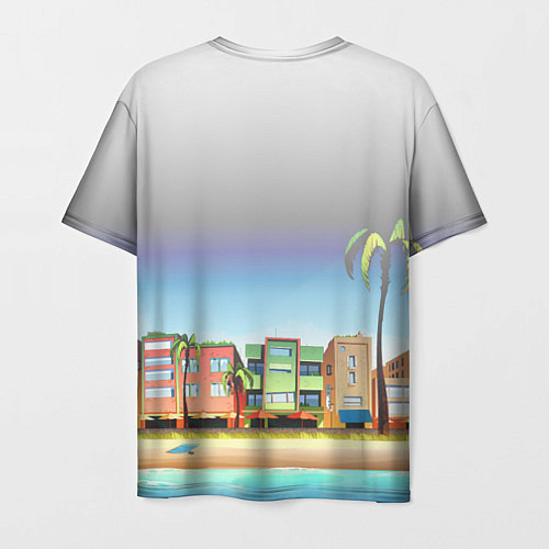 Мужская футболка HOTLINE MIAMI / 3D-принт – фото 2