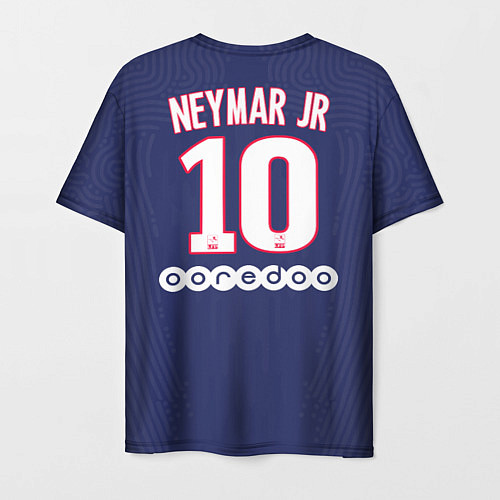 Мужская футболка Neymar home 20-21 / 3D-принт – фото 2