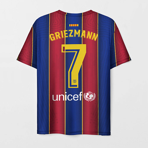Мужская футболка Griezmann home 20-21 / 3D-принт – фото 2