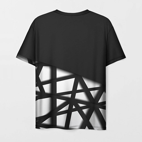 Мужская футболка BLACK GEOMETRY / 3D-принт – фото 2