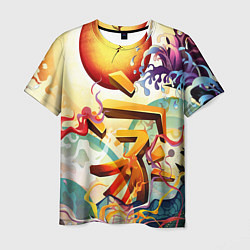 Футболка мужская Dsquared tatoo, цвет: 3D-принт