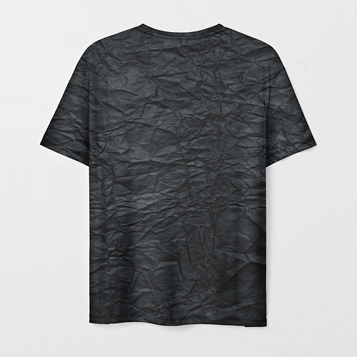 Мужская футболка Черная Бумага / 3D-принт – фото 2