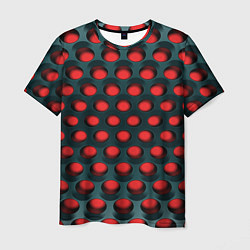 Футболка мужская Раскалённый красный 3Д, цвет: 3D-принт