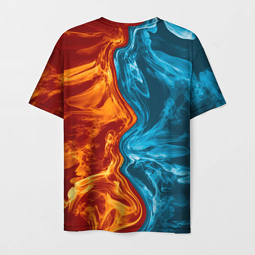 Мужская футболка Valorant Огонь и вода / 3D-принт – фото 2