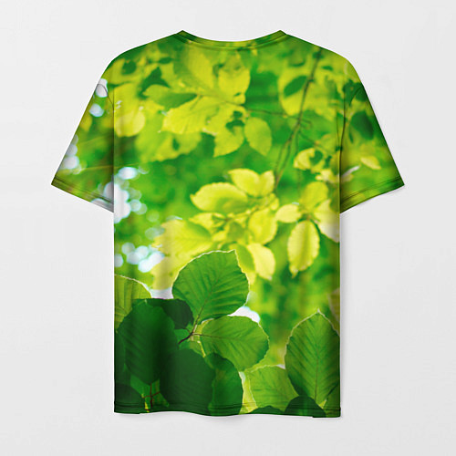 Мужская футболка Листья / 3D-принт – фото 2