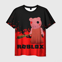 Мужская футболка Roblox Piggy