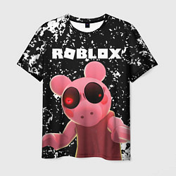 Мужская футболка Roblox Piggy