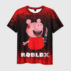 Мужская футболка Roblox Piggy