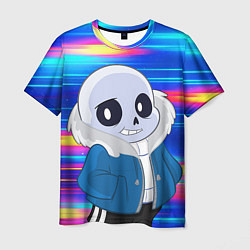 Футболка мужская Sans undertale Санс, цвет: 3D-принт