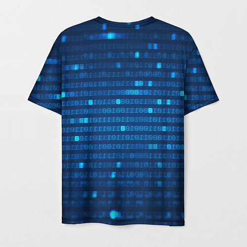 Мужская футболка Virus 8 bit brawl stars Blue / 3D-принт – фото 2