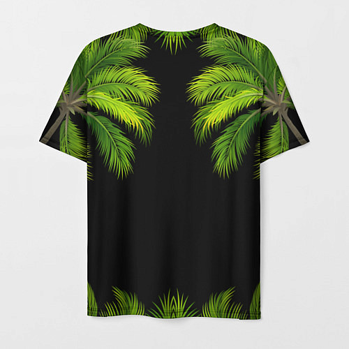 Мужская футболка Пальмы / 3D-принт – фото 2