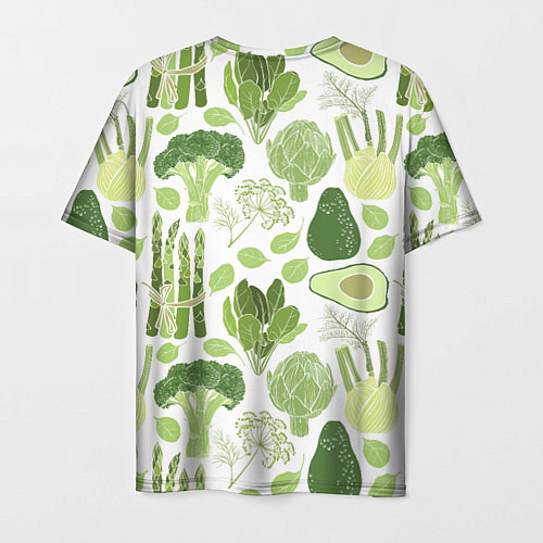 Мужская футболка Овощи / 3D-принт – фото 2
