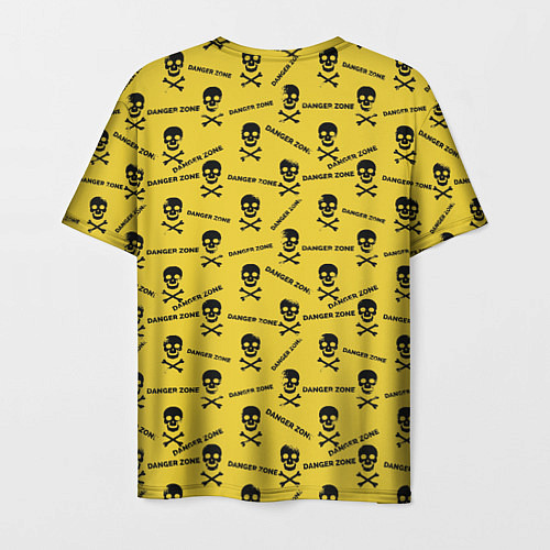 Мужская футболка Опасная Зона / 3D-принт – фото 2