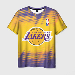 Футболка мужская Los Angeles Lakers, цвет: 3D-принт