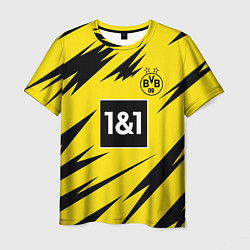 Футболка мужская HAALAND Borussia Dortmund, цвет: 3D-принт