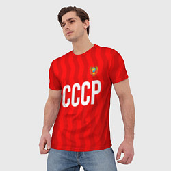 Футболка мужская Форма сборной СССР, цвет: 3D-принт — фото 2