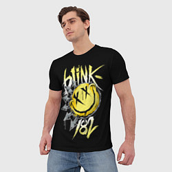 Футболка мужская Blink 182, цвет: 3D-принт — фото 2