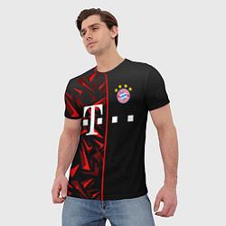 Футболка мужская FC Bayern Munchen Форма, цвет: 3D-принт — фото 2