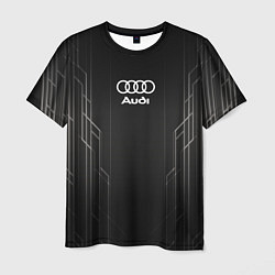 Футболка мужская AUDI, цвет: 3D-принт