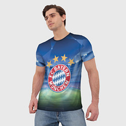 Футболка мужская Бавария Мюнхен, цвет: 3D-принт — фото 2