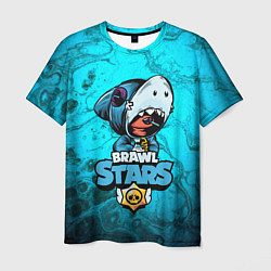 Мужская футболка BRAWL STARS LEON SHARK