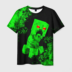 Футболка мужская MINECRAFT CREEPER, цвет: 3D-принт