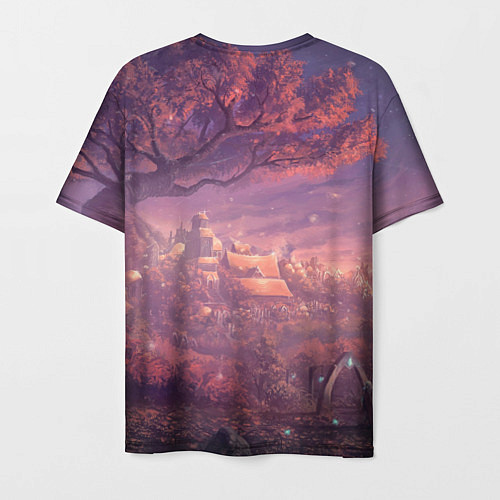 Мужская футболка Fantasy Forest / 3D-принт – фото 2