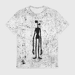 Футболка мужская Сиреноголовый, цвет: 3D-принт