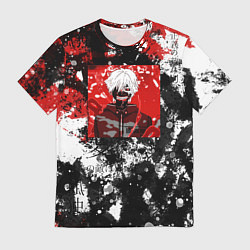 Футболка мужская Кен канеки, цвет: 3D-принт