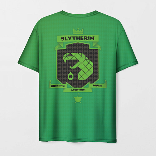 Мужская футболка Slytherin / 3D-принт – фото 2