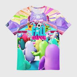 Футболка мужская FALL GAYS, цвет: 3D-принт