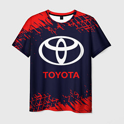 Футболка мужская TOYOTA ТОЙОТА, цвет: 3D-принт