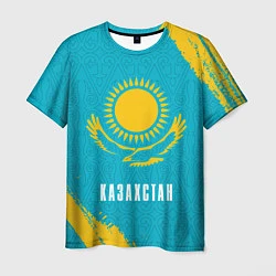 Футболка мужская КАЗАХСТАН KAZAKHSTAN, цвет: 3D-принт