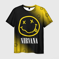 Футболка мужская NIRVANA НИРВАНА, цвет: 3D-принт