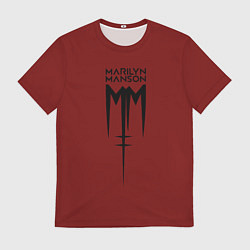 Футболка мужская Marilyn Manson, цвет: 3D-принт