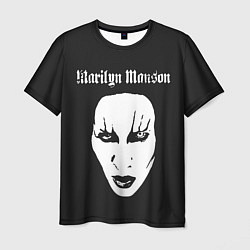 Футболка мужская Marilyn Manson, цвет: 3D-принт